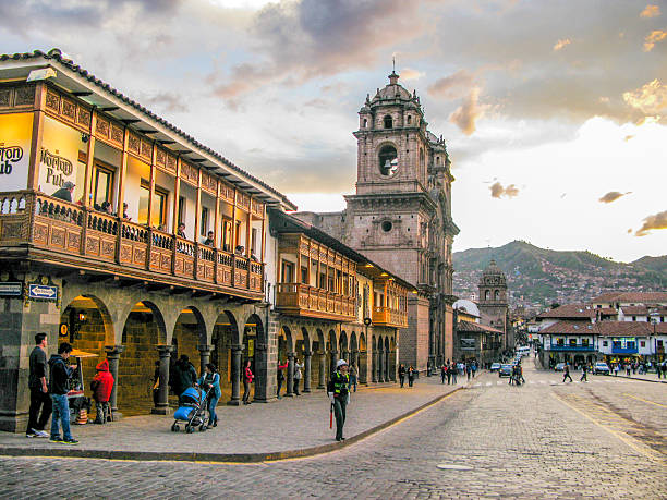 Portales del Centro Histórico de Cuzco, Perú