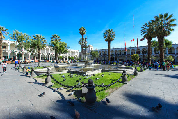 Centro histórico Plaza de Armas, Arequipa, Perú