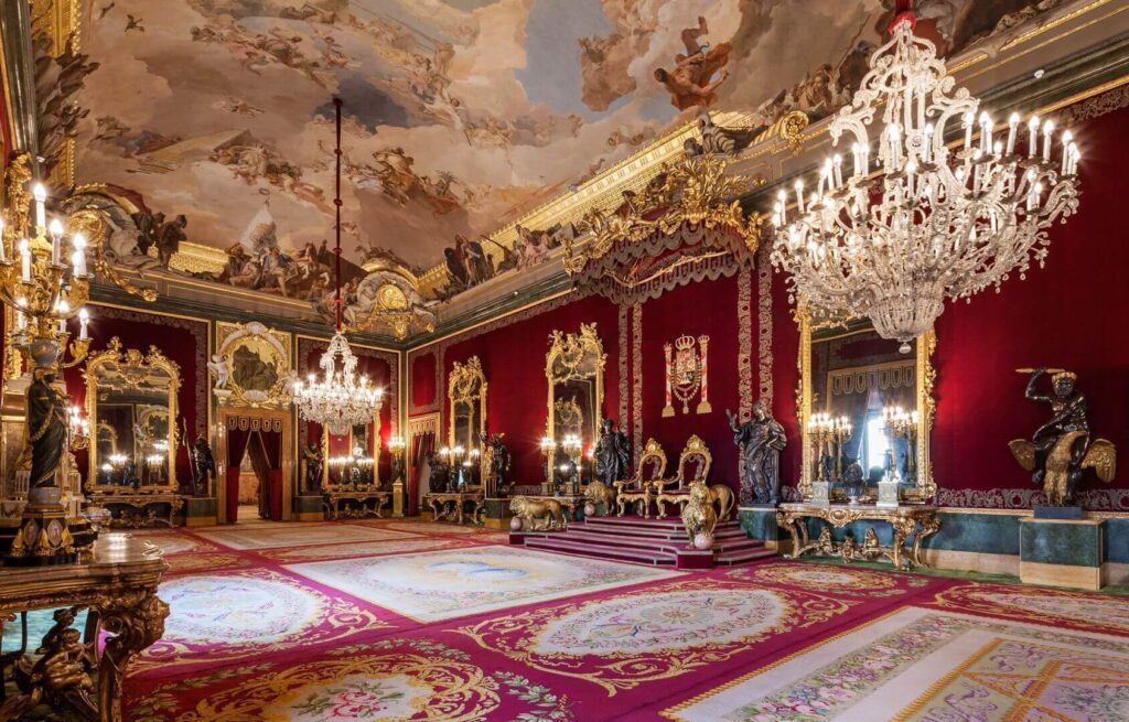 Palacio real de Madrid por dentro